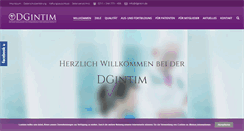 Desktop Screenshot of dgintim.de