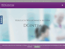 Tablet Screenshot of dgintim.de